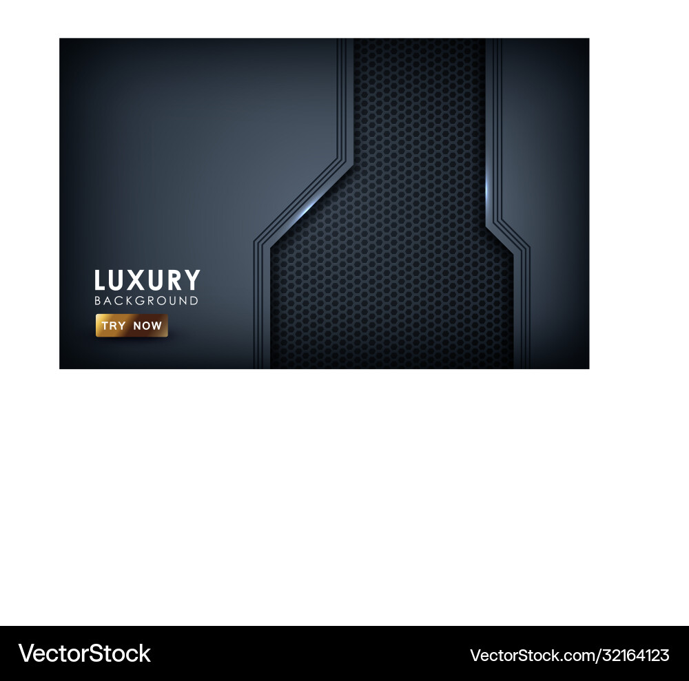 Black overlap background realistic layer vector image