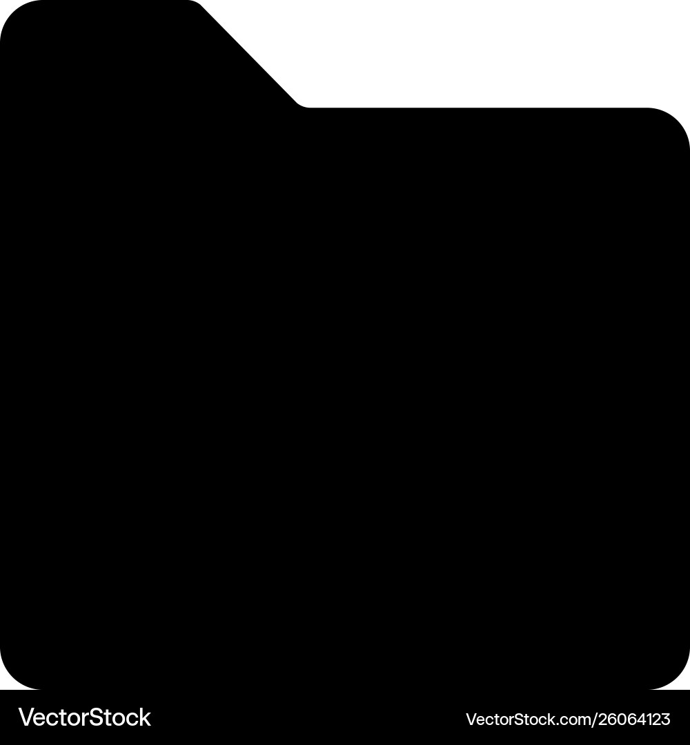 Data folder vector image
