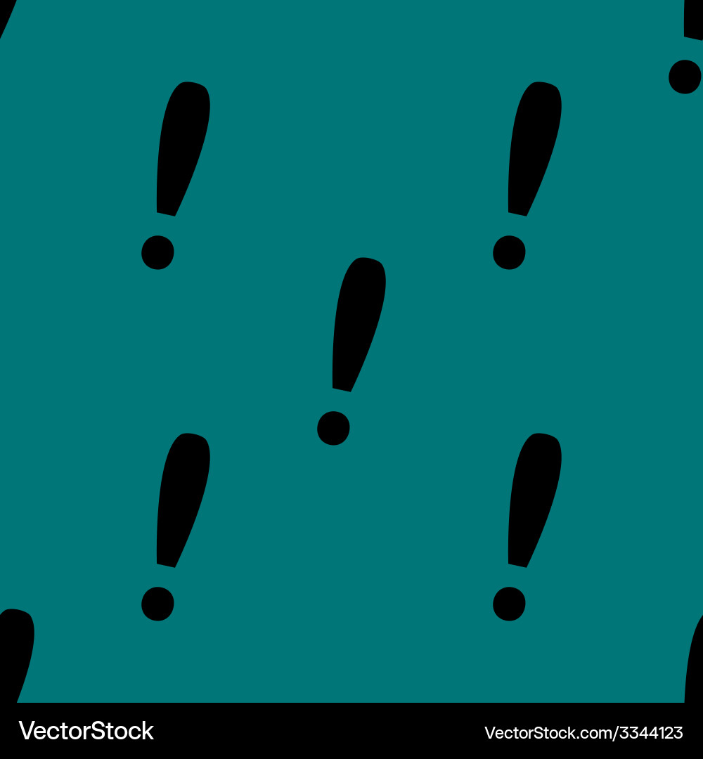 Exclamation point web icon flat design Vector Image