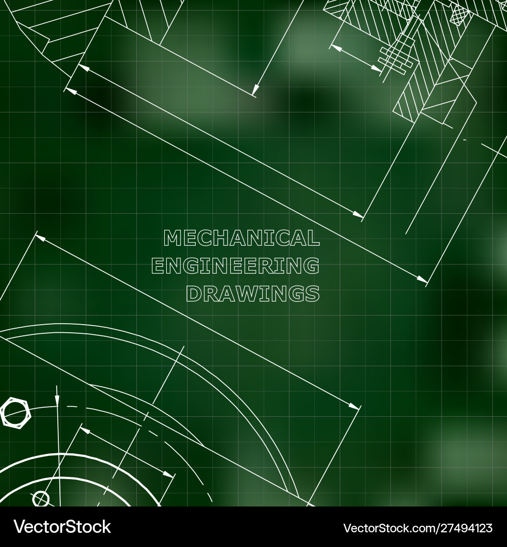 Mechanics technical design engineering style Mechanics technical design engineering style vector image