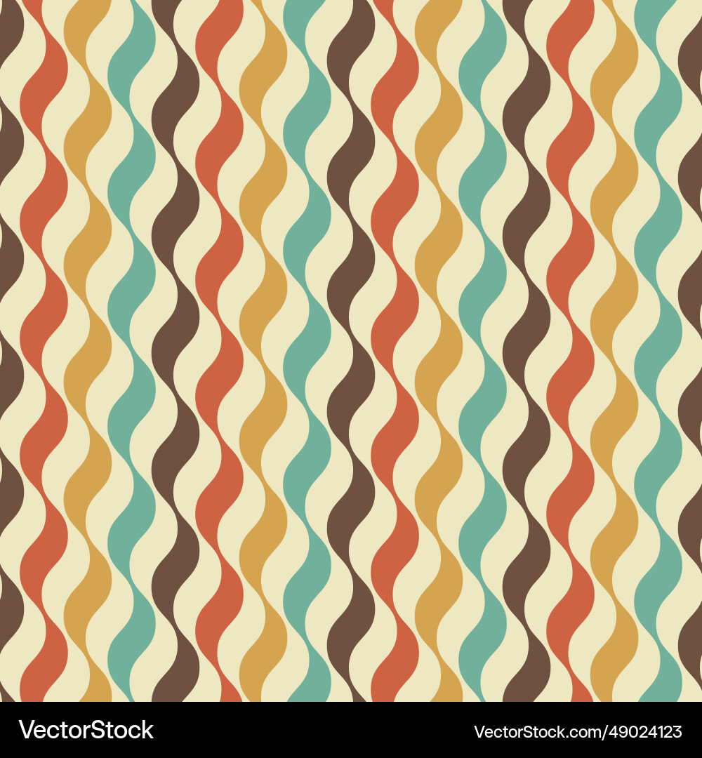 Retro geometric seamless pattern image Retro geometric seamless pattern image vector image