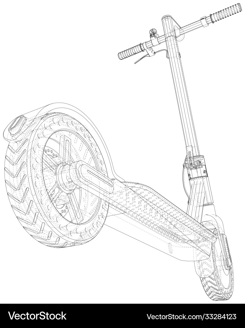 Scooter Royalty Free Vector Image - VectorStock