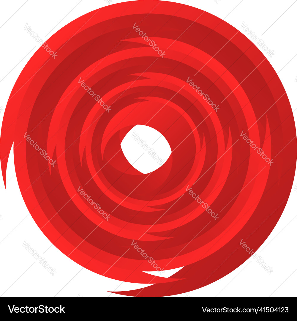 Spiral swirl twirl rotating segmented circle Spiral swirl twirl rotating segmented circle vector image