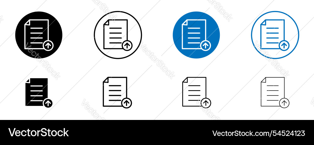 Upload file icon Upload file icon vector image
