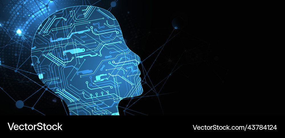 Abstract background on the theme of artificial Abstract background on the theme of artificial vector image