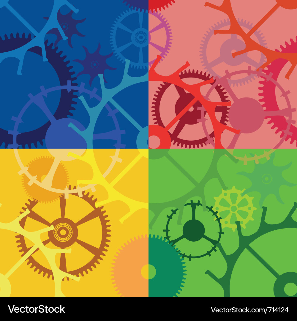 Background with gears vector image