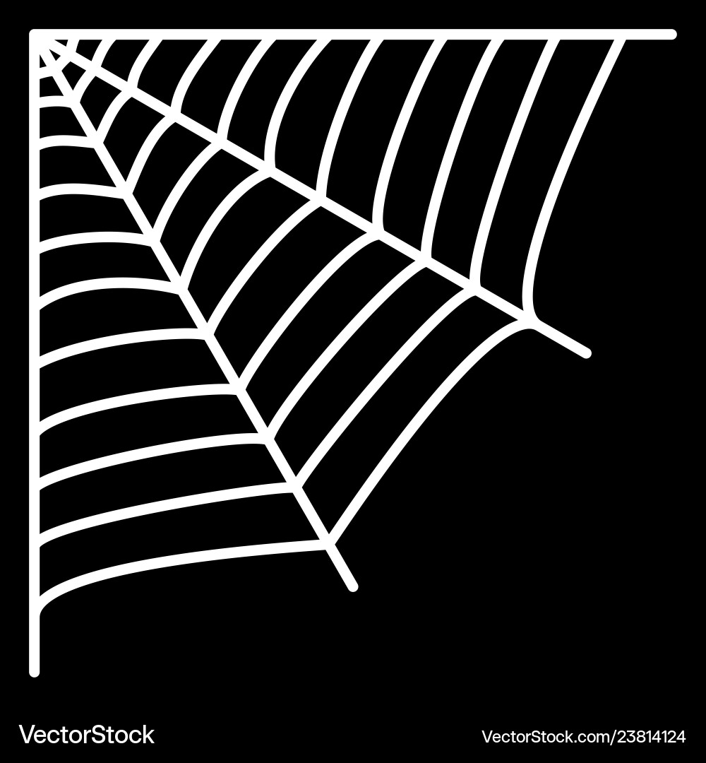 Cobweb spiders web Cobweb spiders web vector image