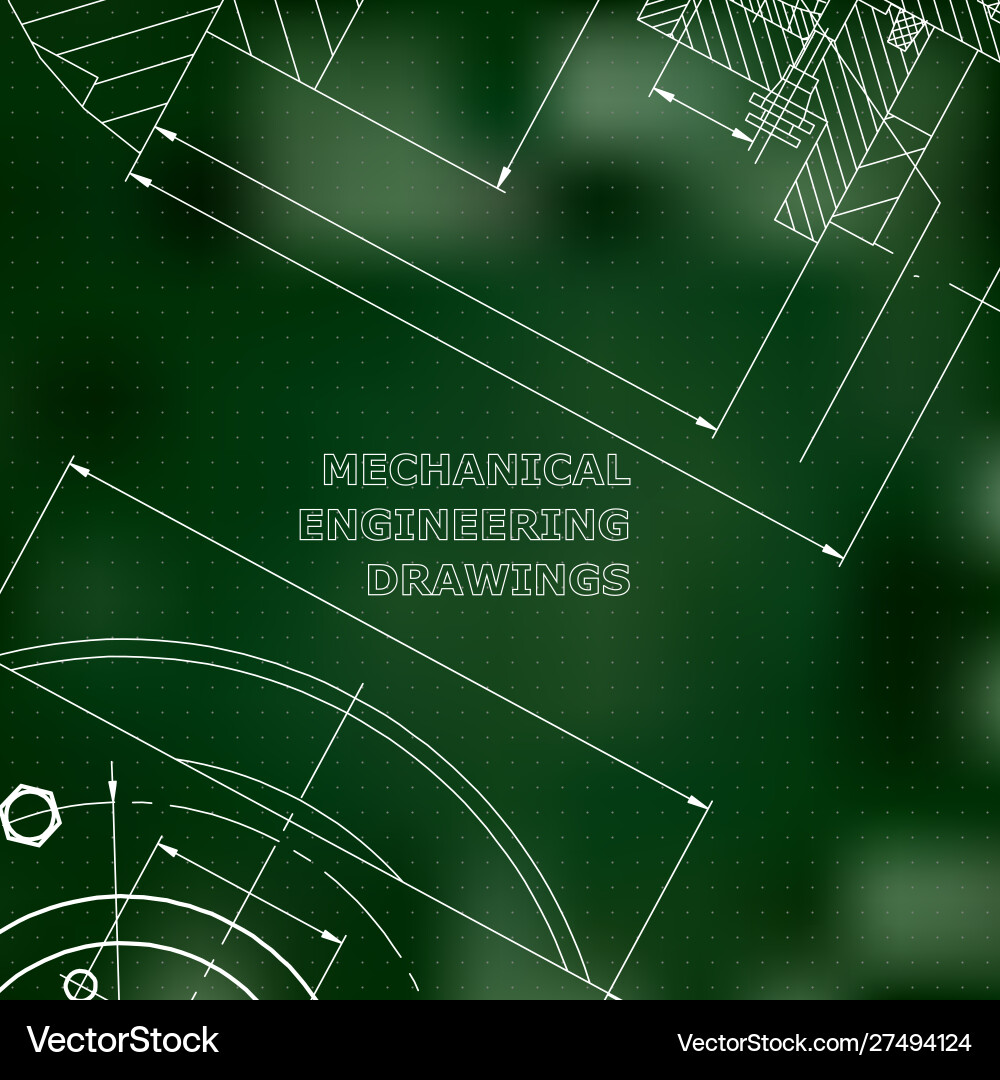 Mechanics technical design engineering style Mechanics technical design engineering style vector image