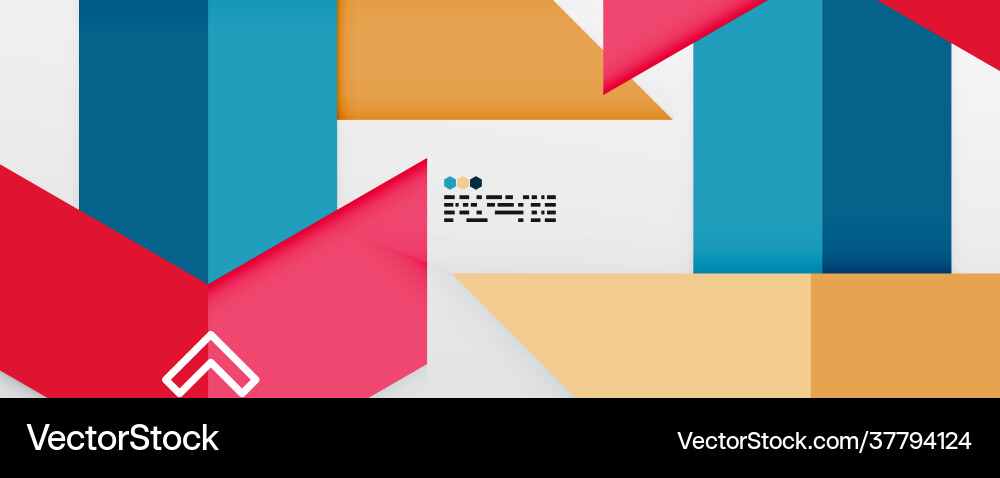 Shiny color triangles and geometric shapes Shiny color triangles and geometric shapes vector image
