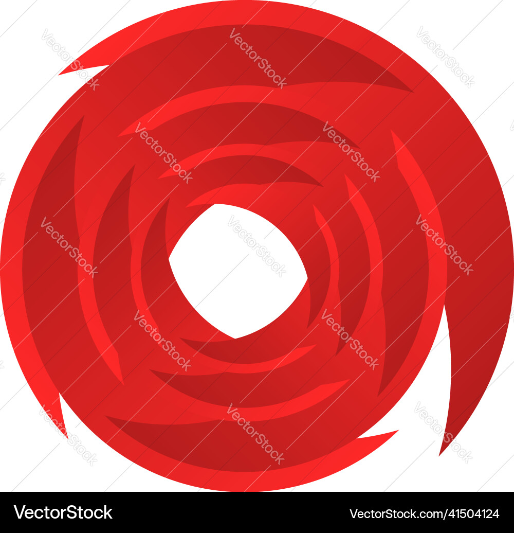 Spiral swirl twirl rotating segmented circle Spiral swirl twirl rotating segmented circle Vector Image