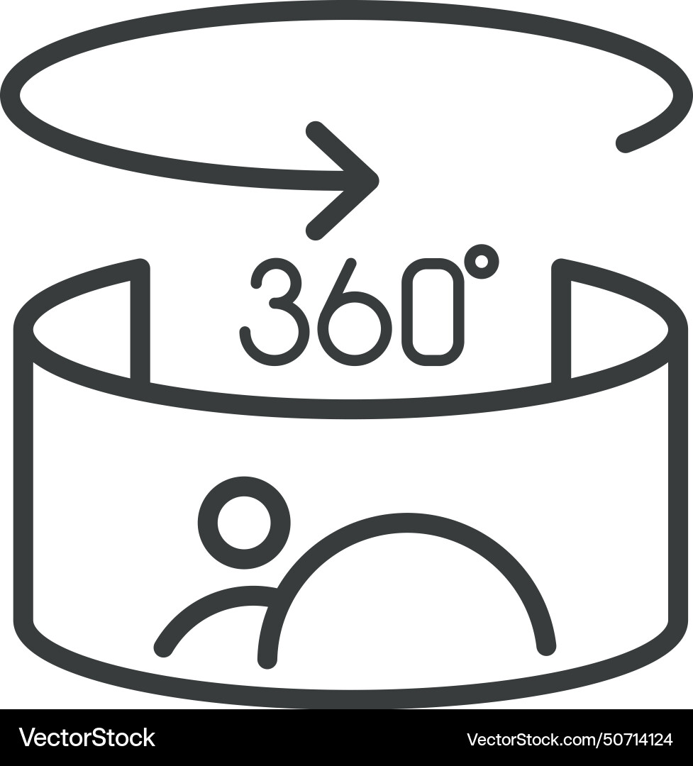 Virtual reality view of image Vector Image