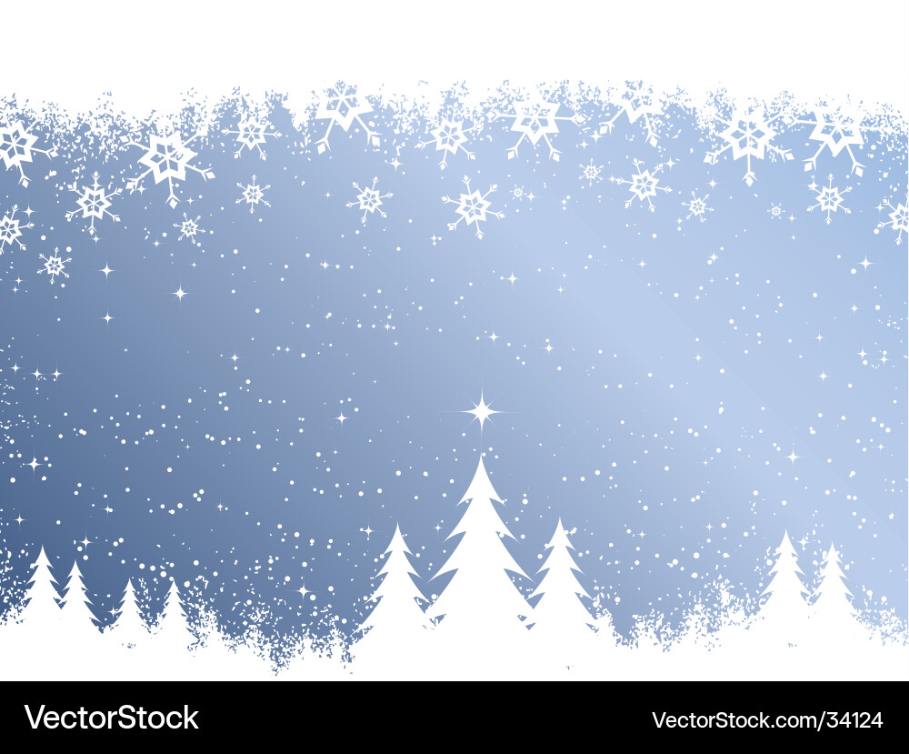 Winter Sparkle Background Vector Image