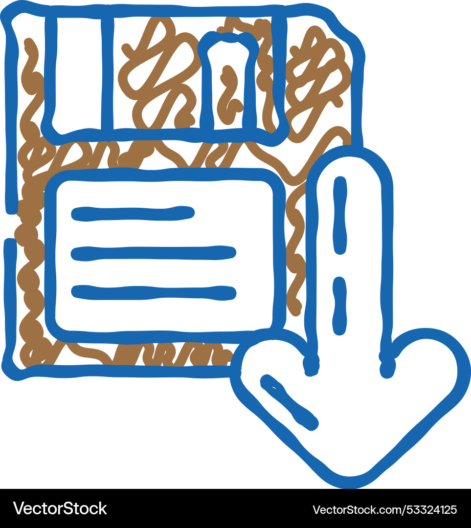 Floppy disk saving loading data icon doodle Floppy disk saving loading data icon doodle vector image