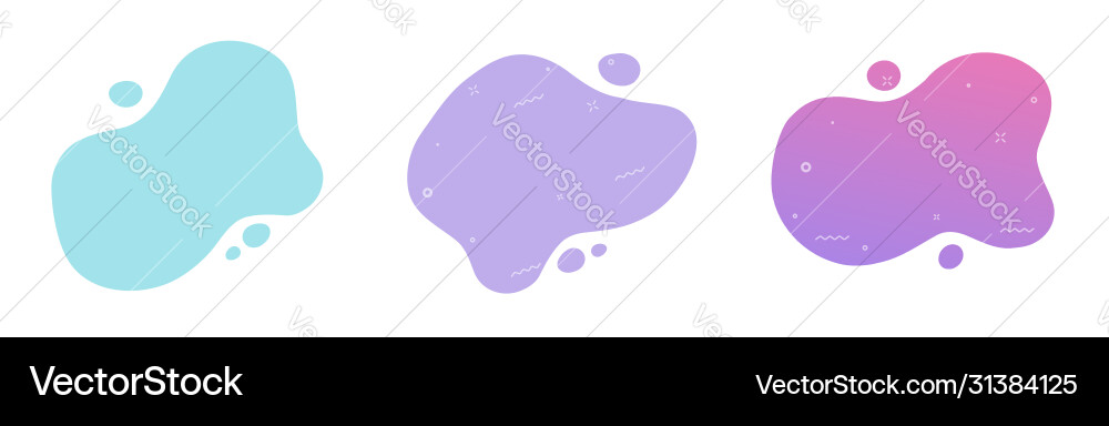 Fluid graphic shape element design Fluid graphic shape element design vector image