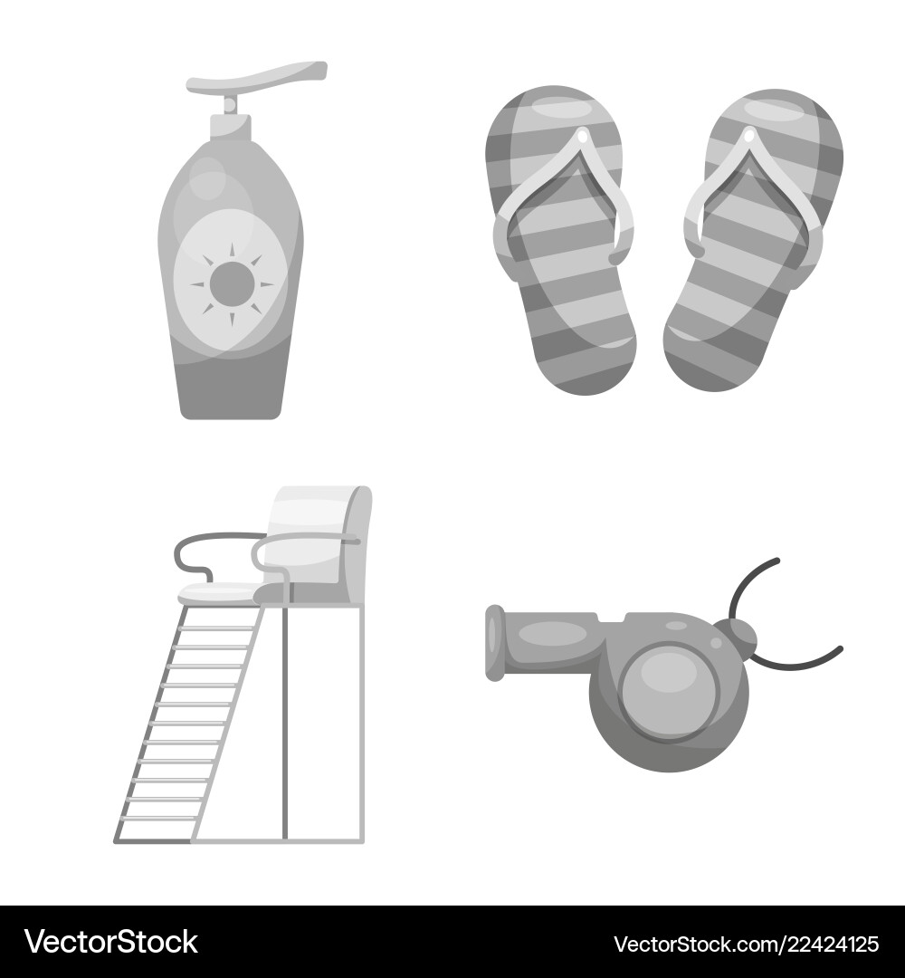 Isolated object of pool and swimming symbol set Isolated object of pool and swimming symbol set Vector Image