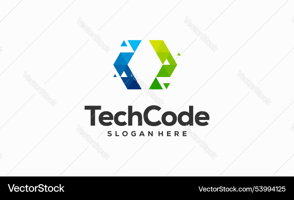 Modern coding logo designs concept programmer Modern coding logo designs concept programmer vector image