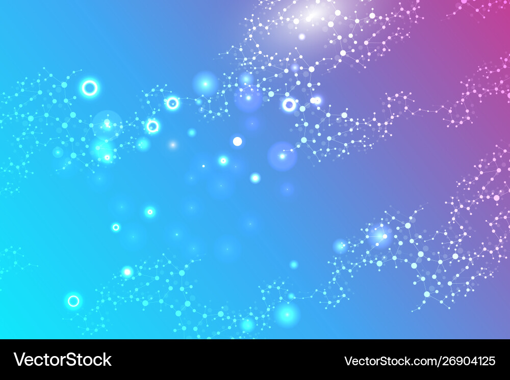 Science network pattern connecting lines and dots Science network pattern connecting lines and dots vector image