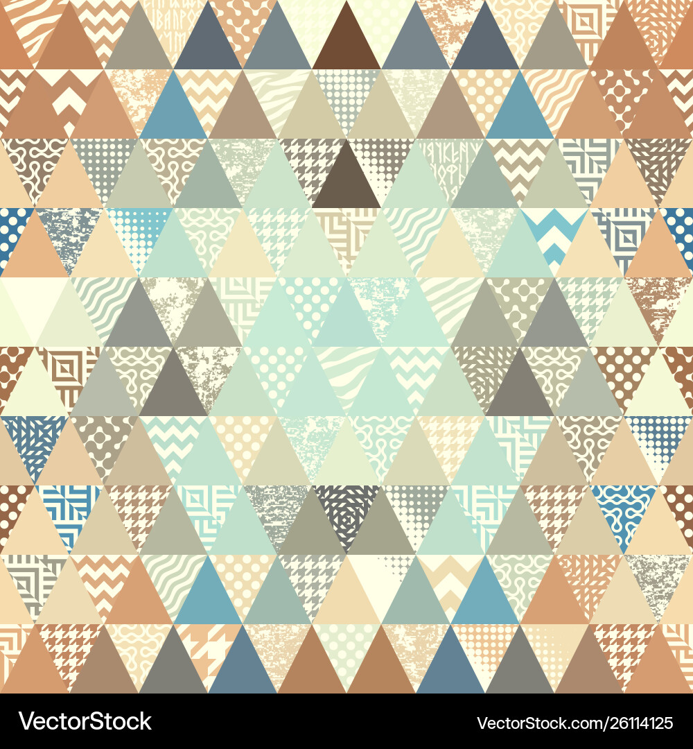 Seamless pattern background a triangles Seamless pattern background a triangles vector image