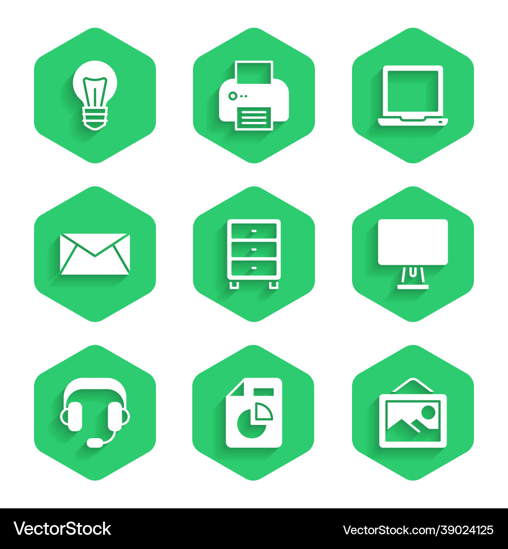 Set archive papers drawer document with graph Set archive papers drawer document with graph vector image