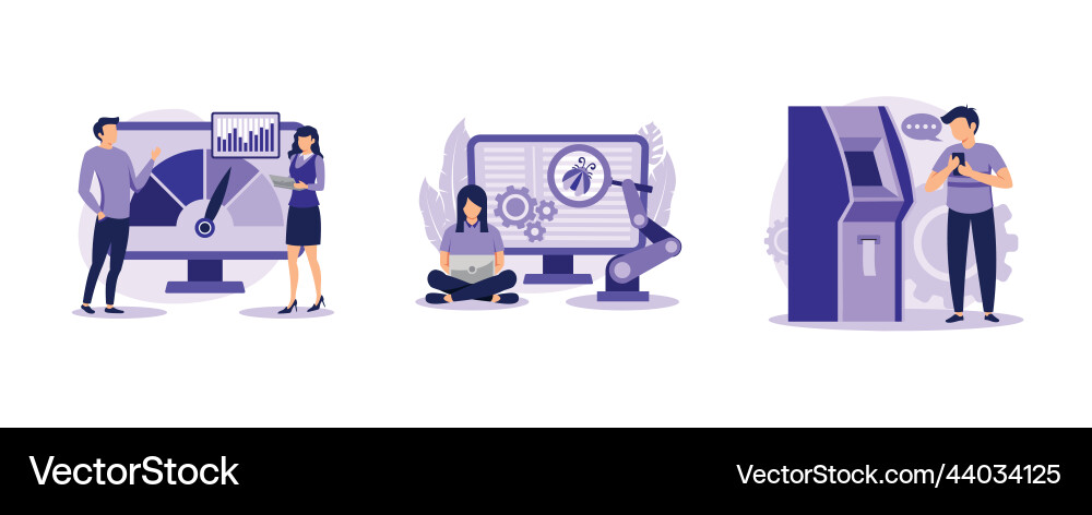 Software Implementierung Benchmark und Automatisierung Software Implementierung Benchmark und Automatisierung vektorbild