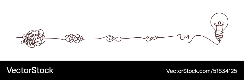 Solution concept of chaos in thoughts with hanging Solution concept of chaos in thoughts with hanging vector image