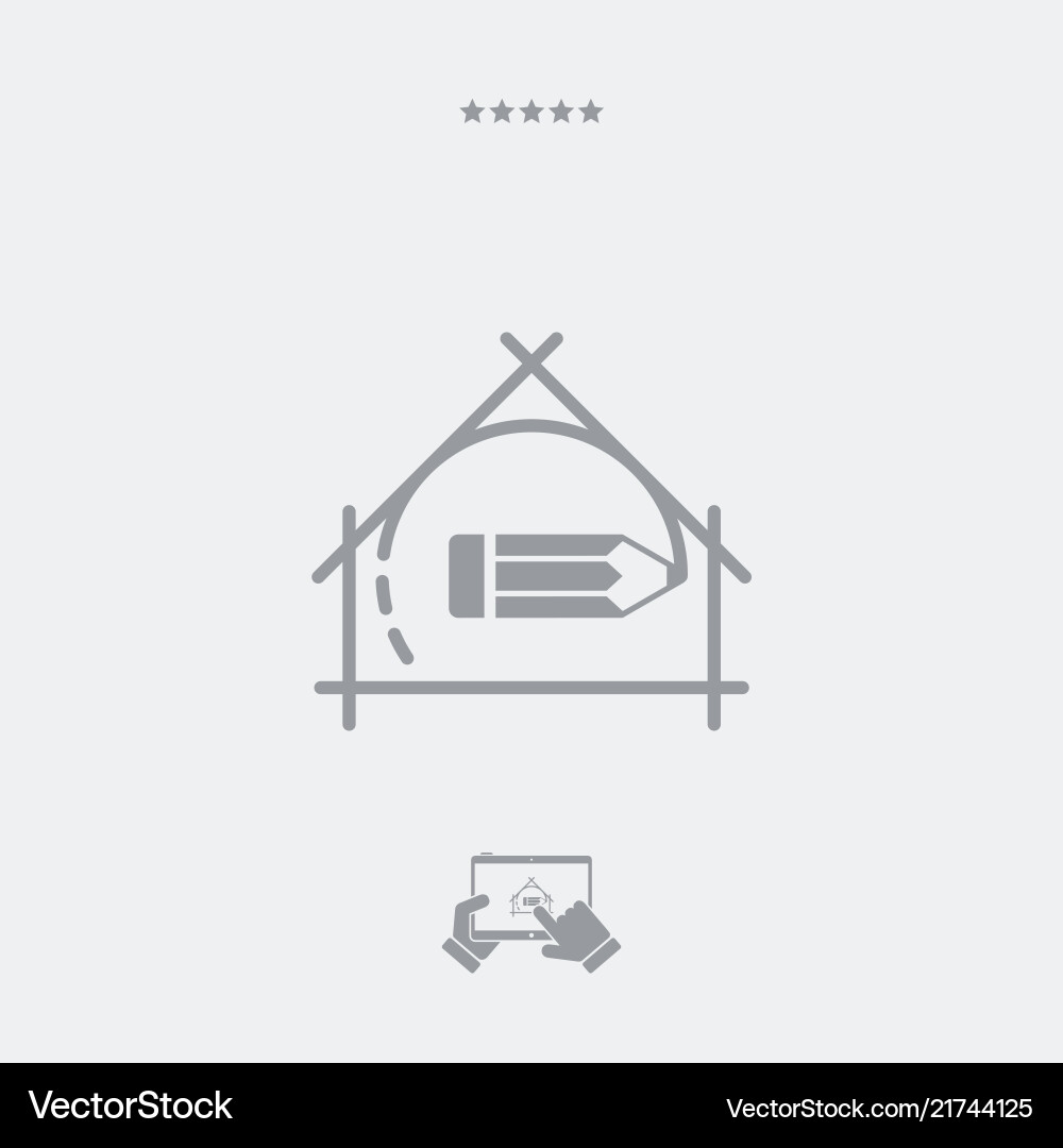 Symbol of architecture concept Symbol of architecture concept Vector Image