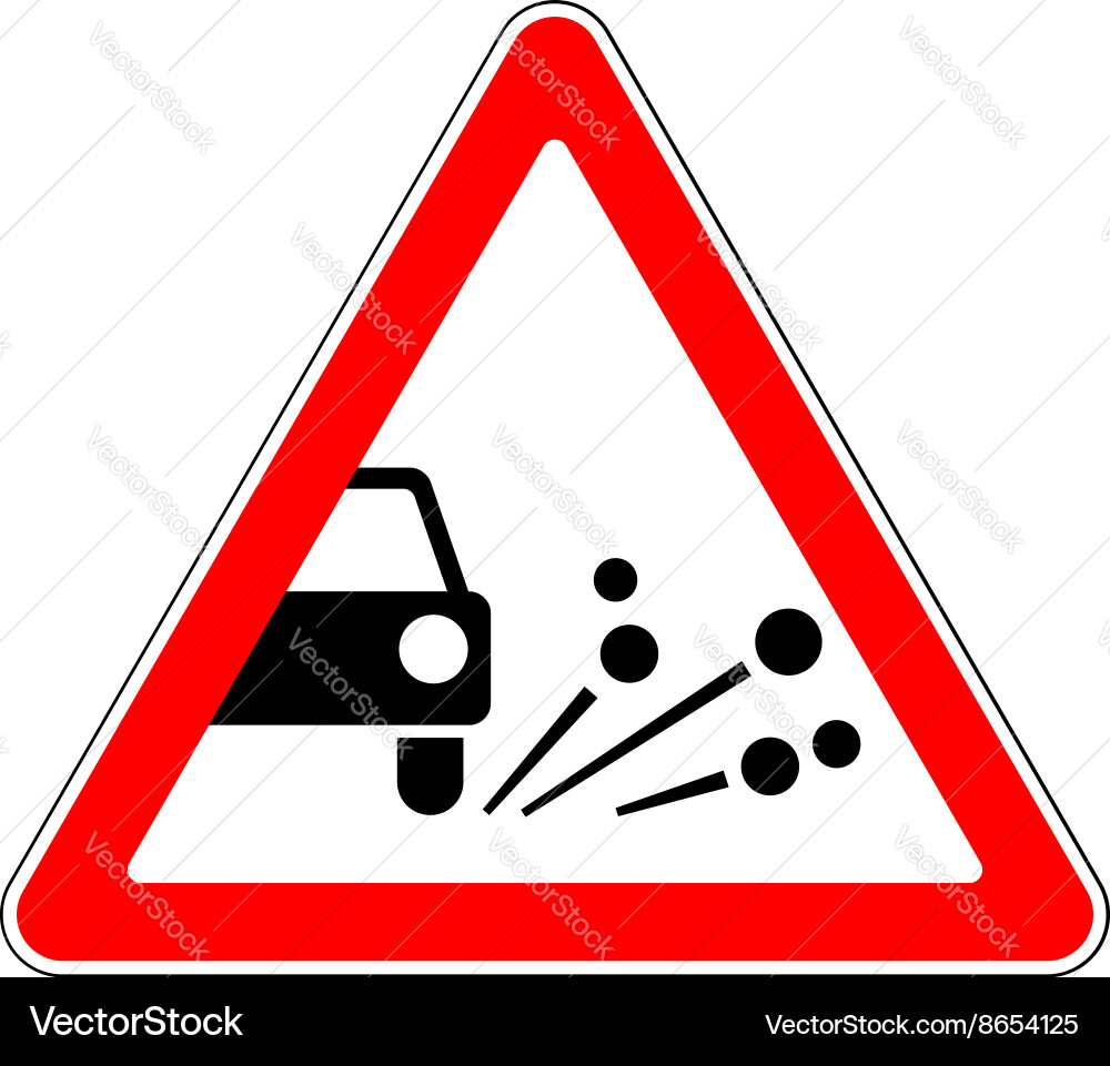 Traffic-road sign Royalty Free Vector Image - VectorStock