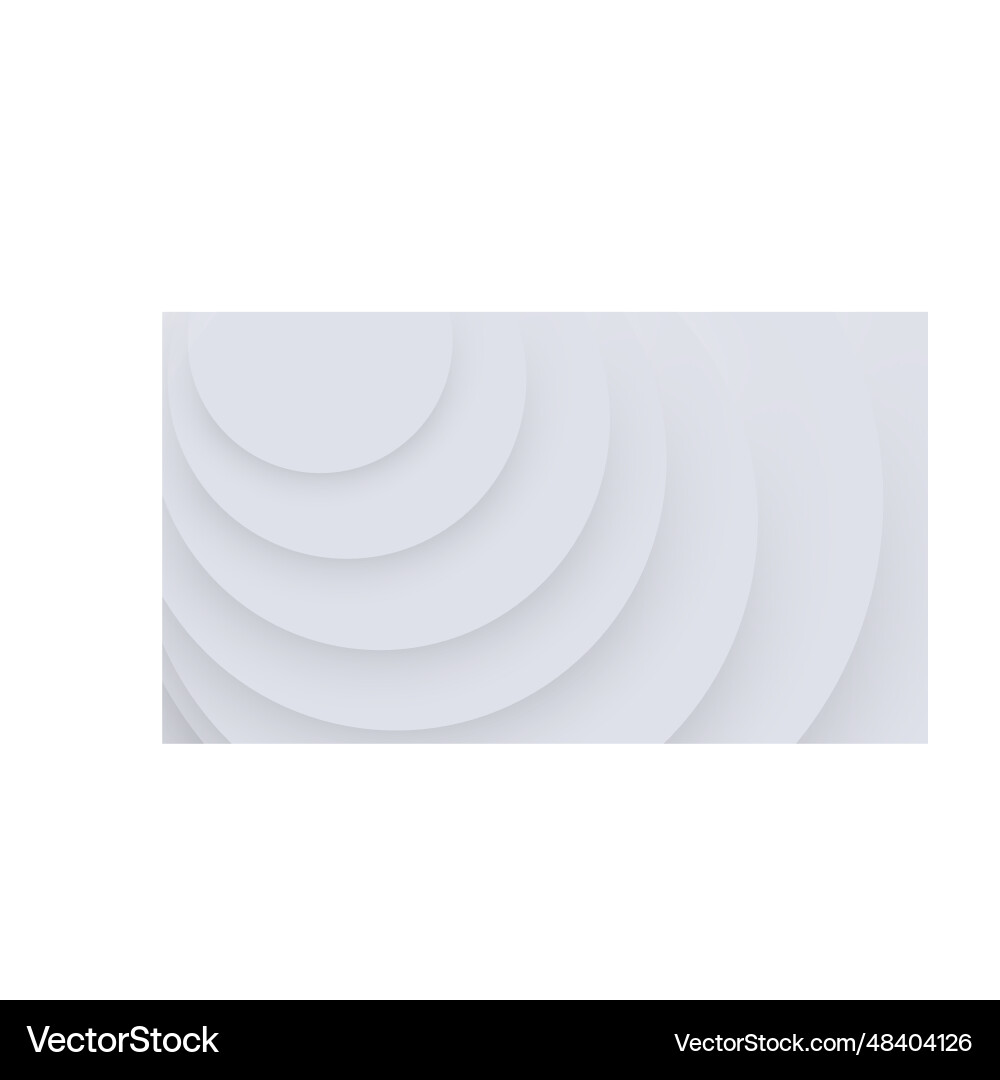 Abstract circle background with white color Vector Image