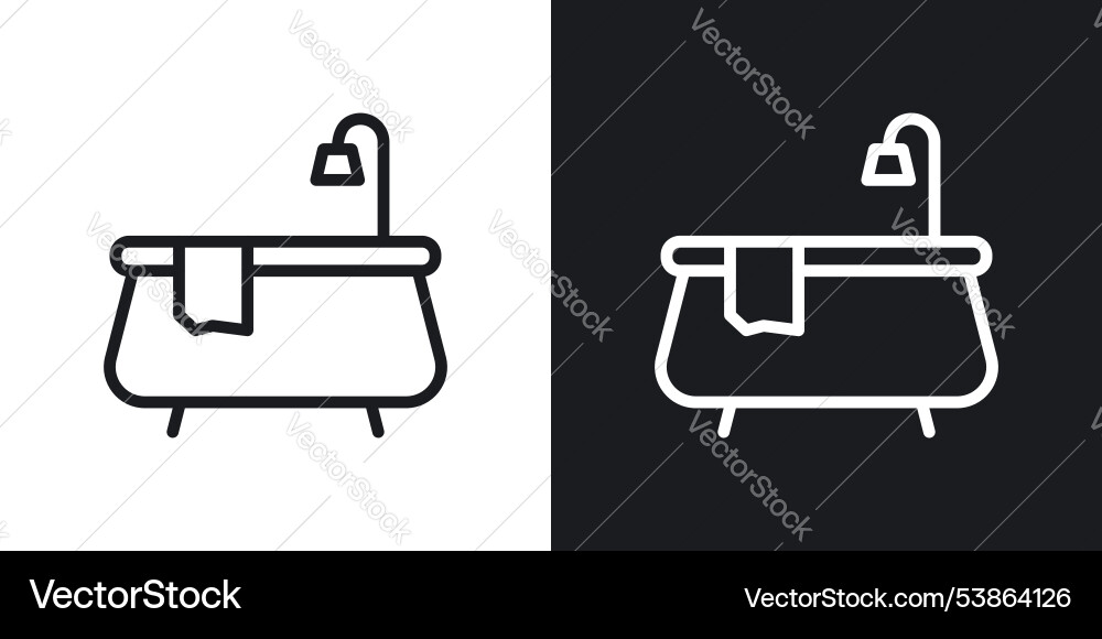 Bathroom icon set Royalty Free Vector Image - VectorStock