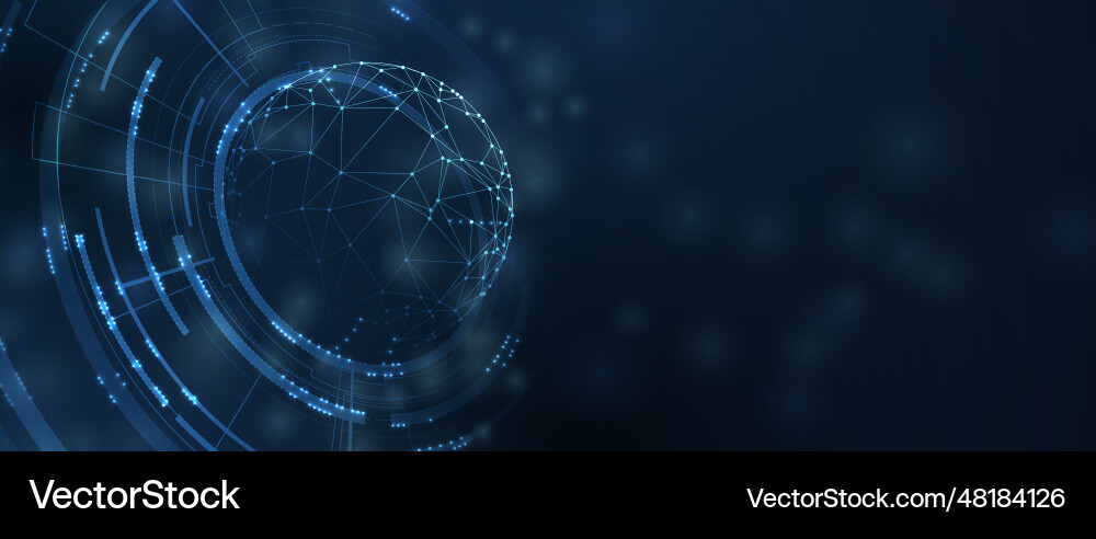 Quantum processing deep learning artificial Quantum processing deep learning artificial vector image