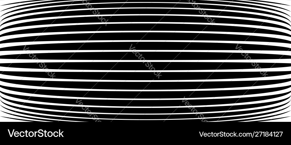 3d circular burst convex globe sphere orb distort Vector Image