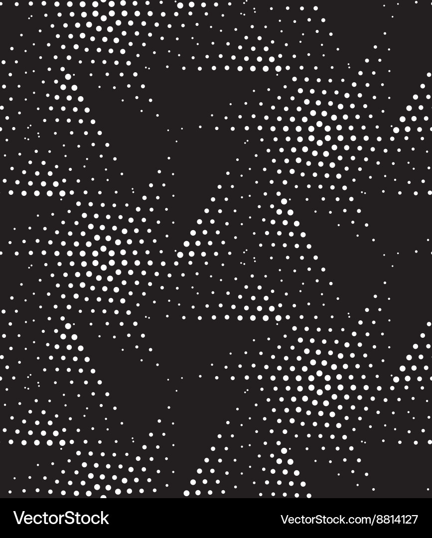 Abstract Geometric Pointillism Pattern vector image