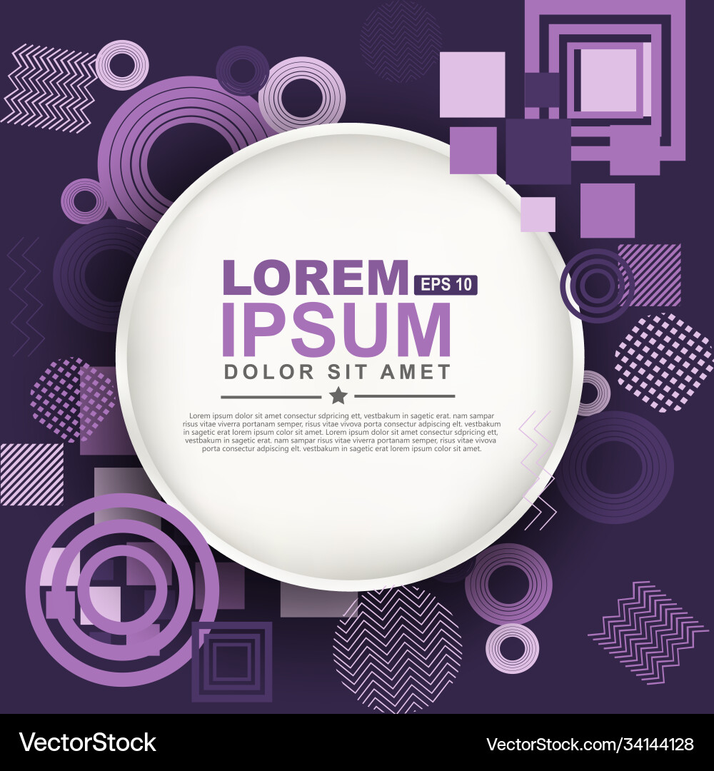 Abstract circle geometric pattern design Abstract circle geometric pattern design vector image