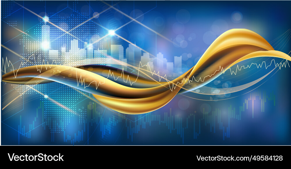 Abstract financial data concept with line graphs Abstract financial data concept with line graphs vector image