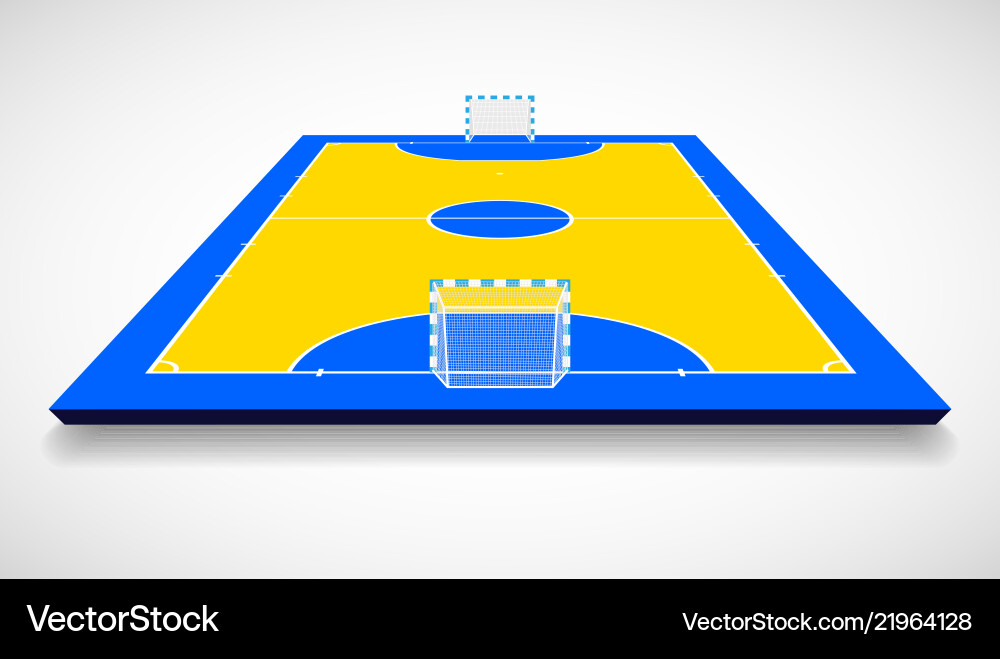 Futsalgericht oder Feldperspektive Ansicht Futsalgericht oder Feldperspektive Ansicht vektorbild