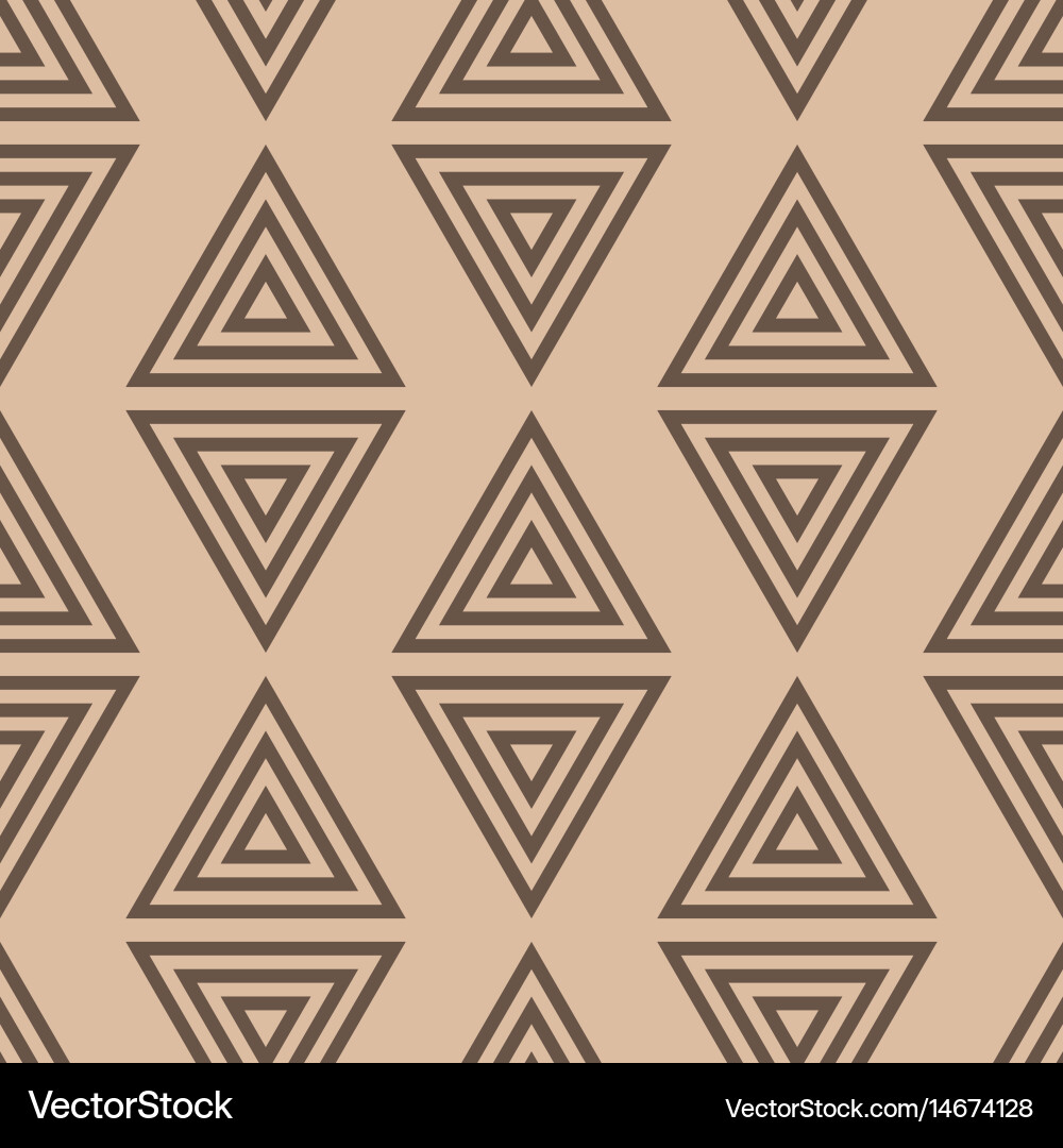 Geometric background triangle seamless pattern vector image
