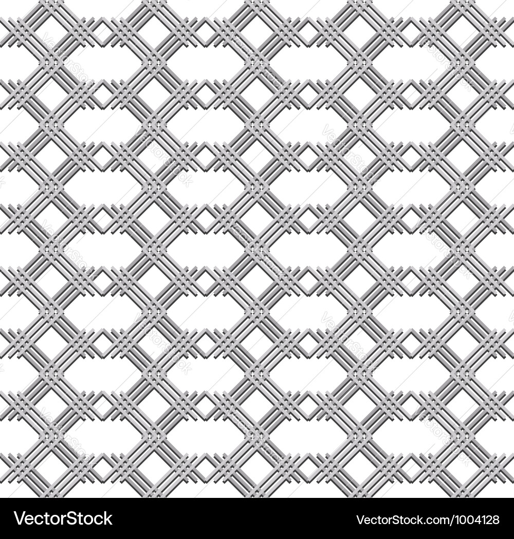Metallic Lattice Pattern vector image