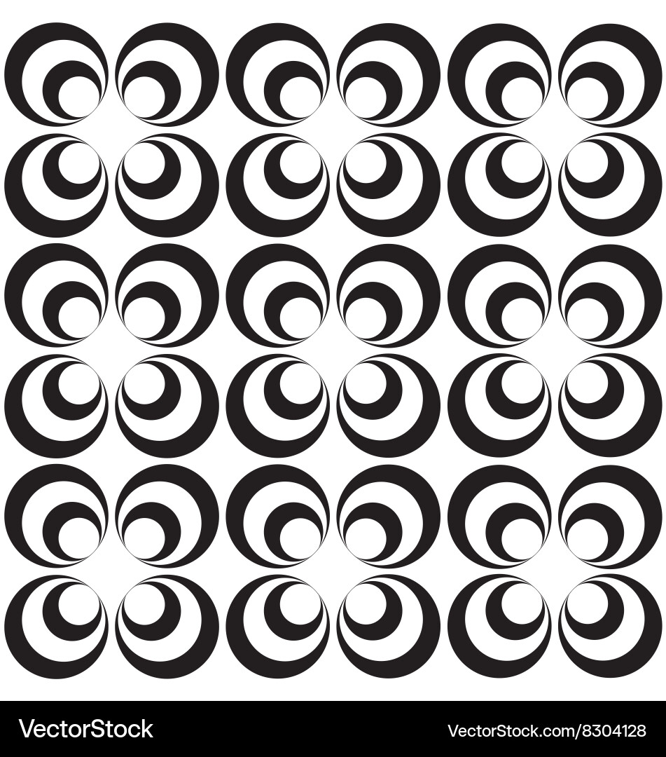 Repeating Circle Pattern Vector Image