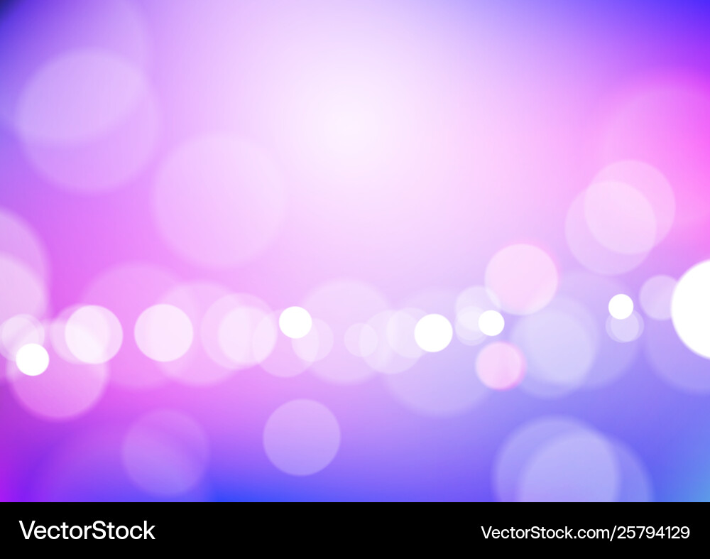 Abstract bokeh light colors background Vector Image
