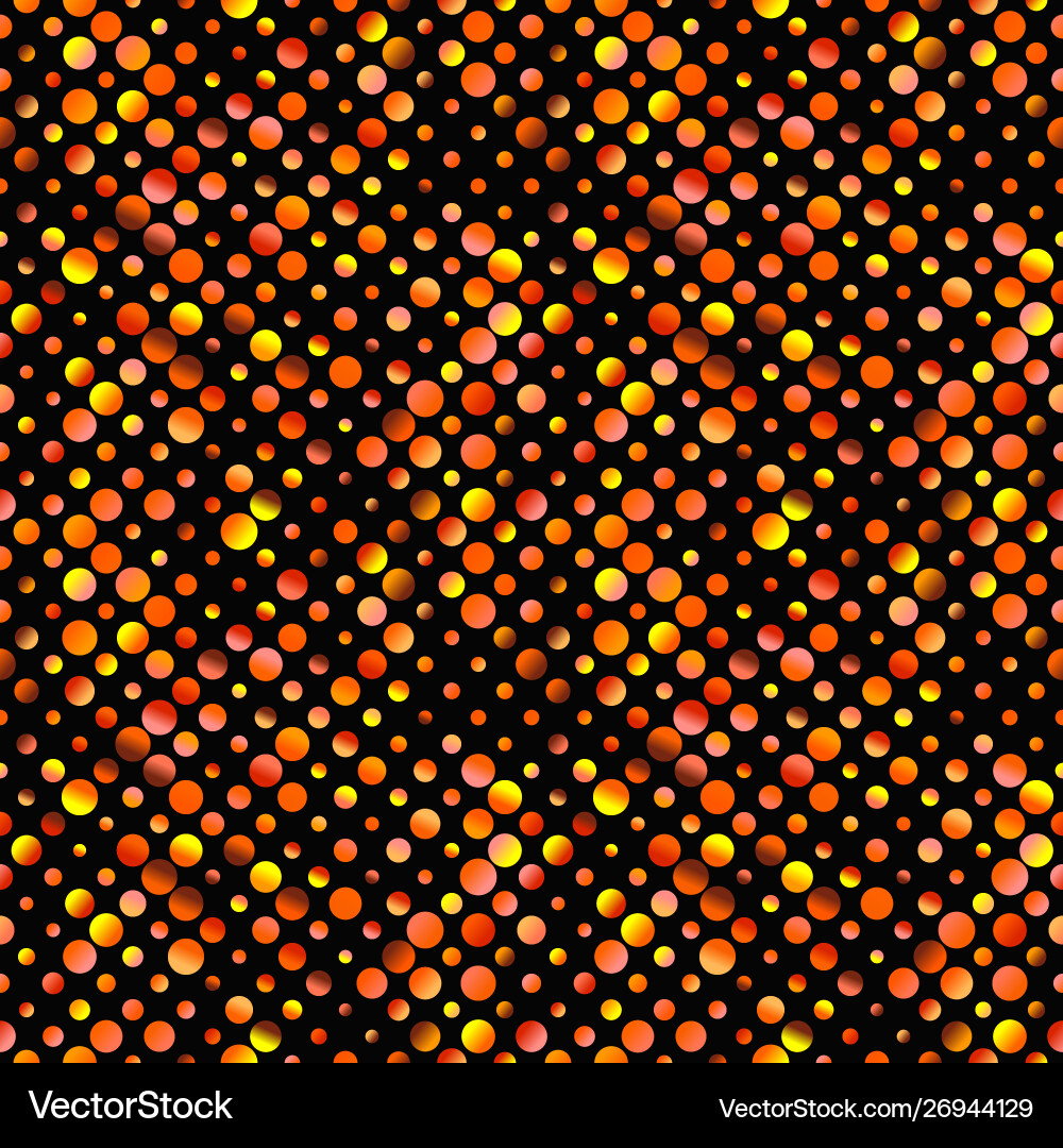 Abstract seamless gradient dot pattern background Vector Image