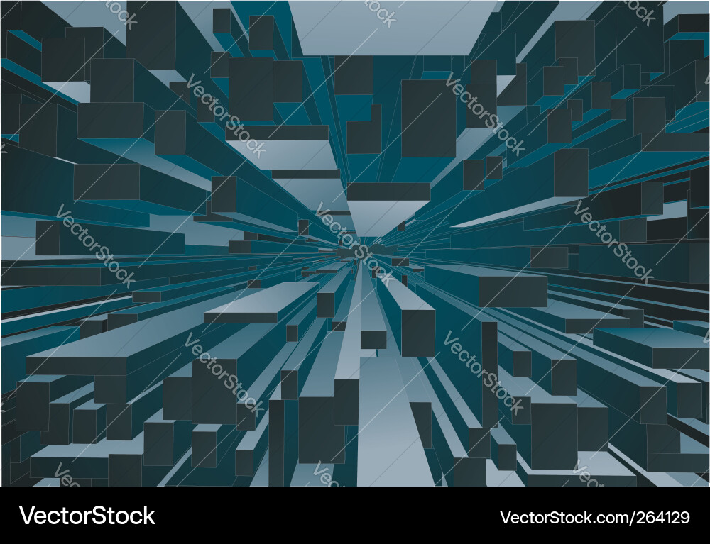 Dynamic Data Flow Vector Image
