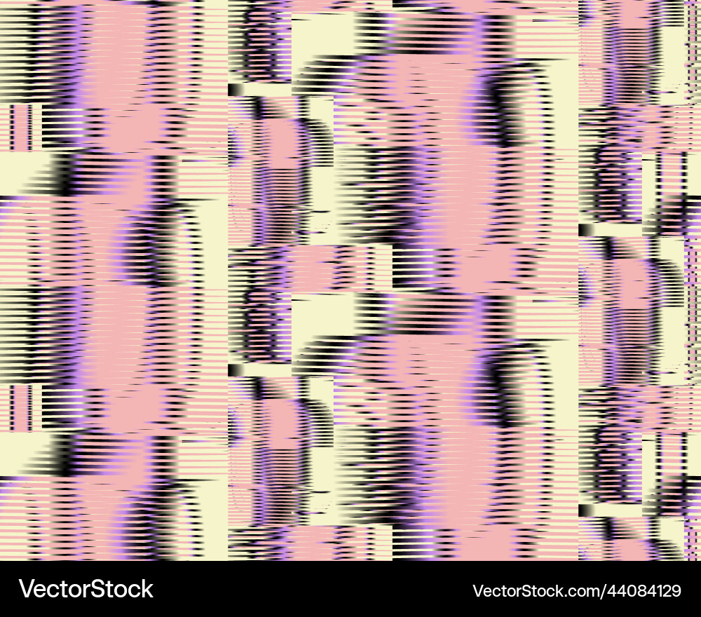 Glitch effect geometric abstract pattern Glitch effect geometric abstract pattern vector image