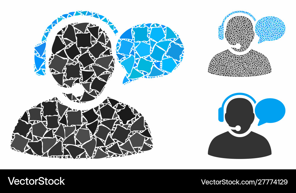 Operator message composition icon tremulant Operator message composition icon tremulant vector image