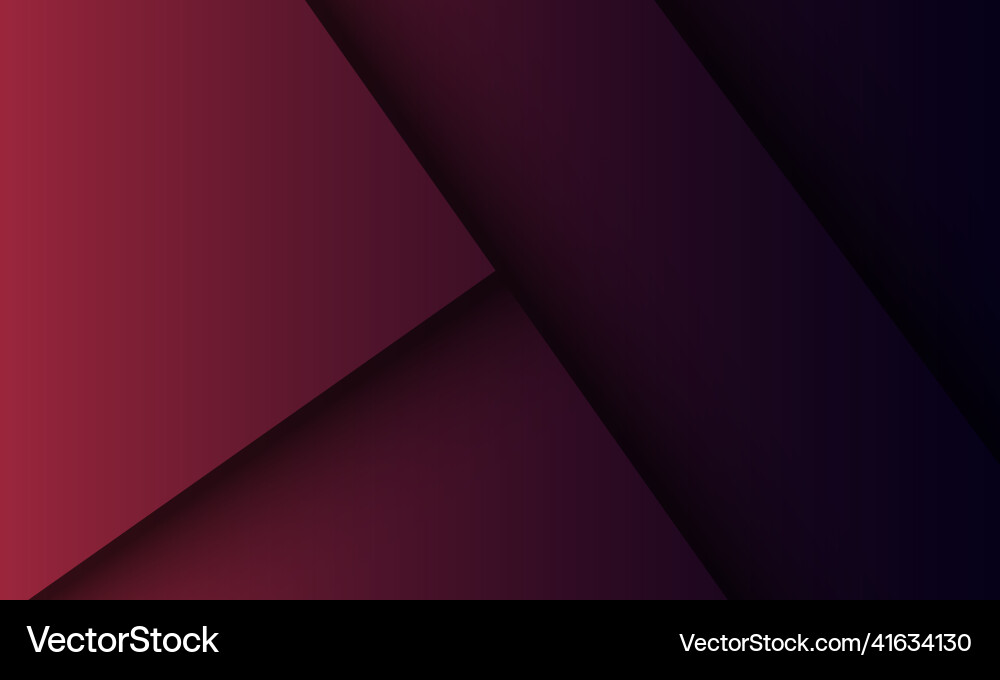Abstract overlap layer on dark purple color vector image