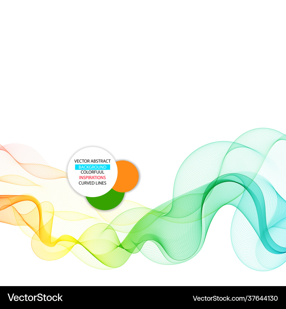 Abstract wave design element template Abstract wave design element template Vector Image