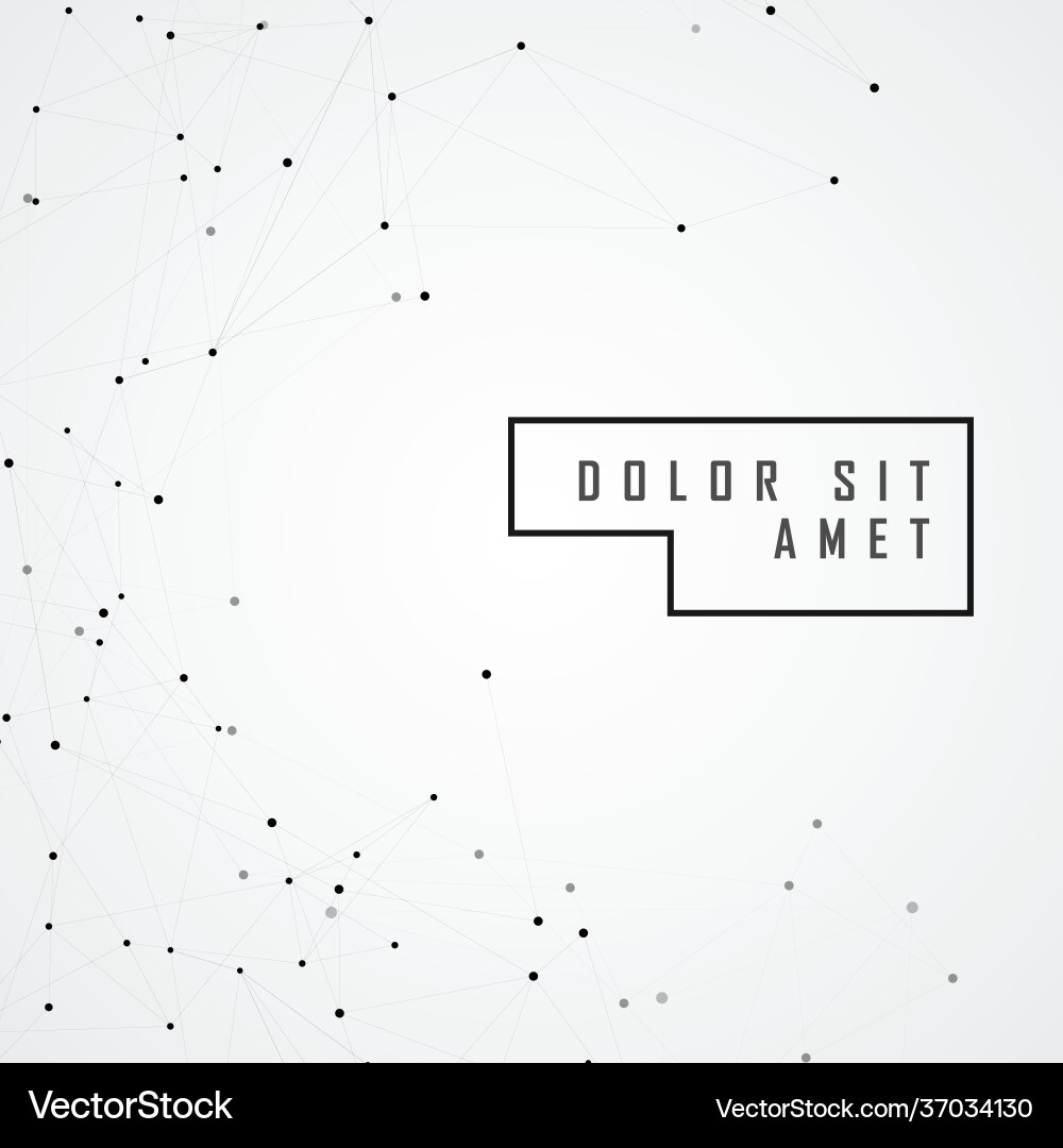 Connect lines and dots abstract Connect lines and dots abstract vector image
