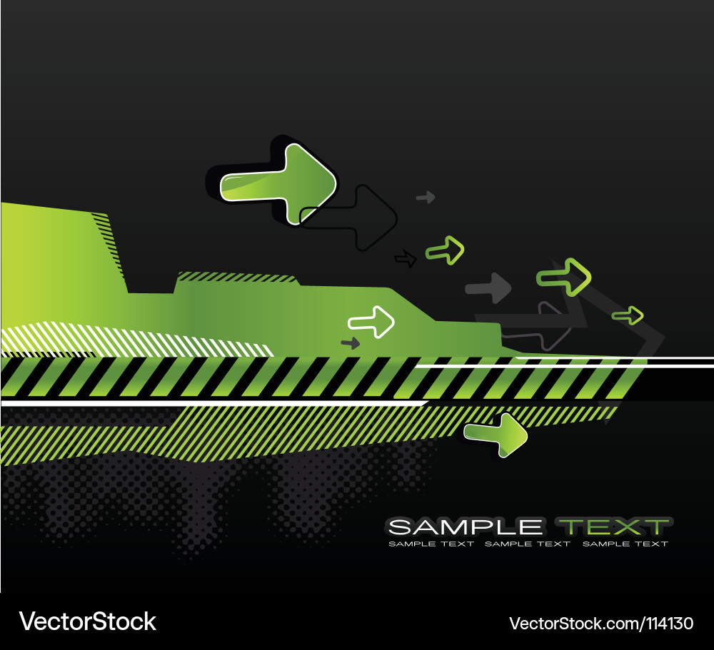 Dynamic Arrow Background vector image