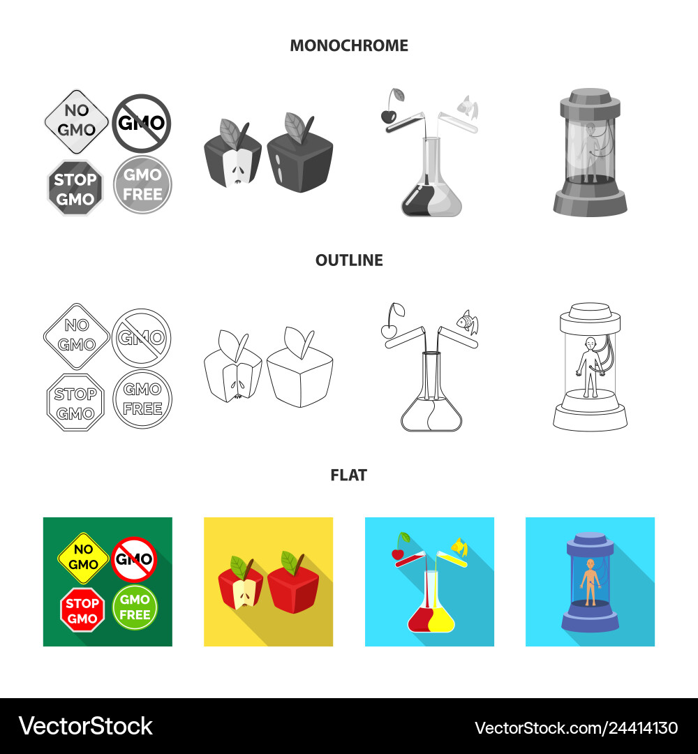 Isolated object of test and synthetic sign Isolated object of test and synthetic sign vector image