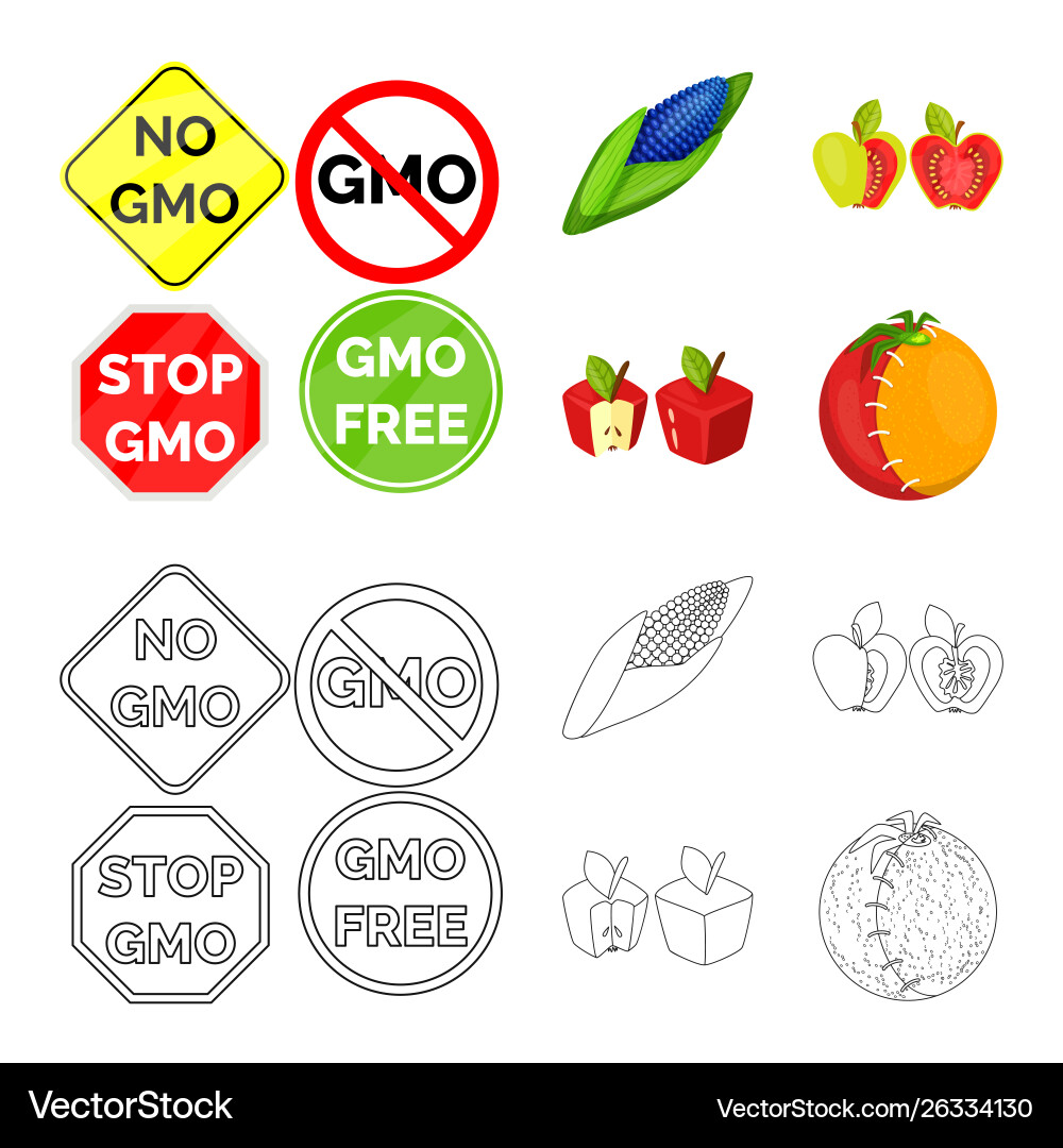 Isolated object test and synthetic symbol Vector Image