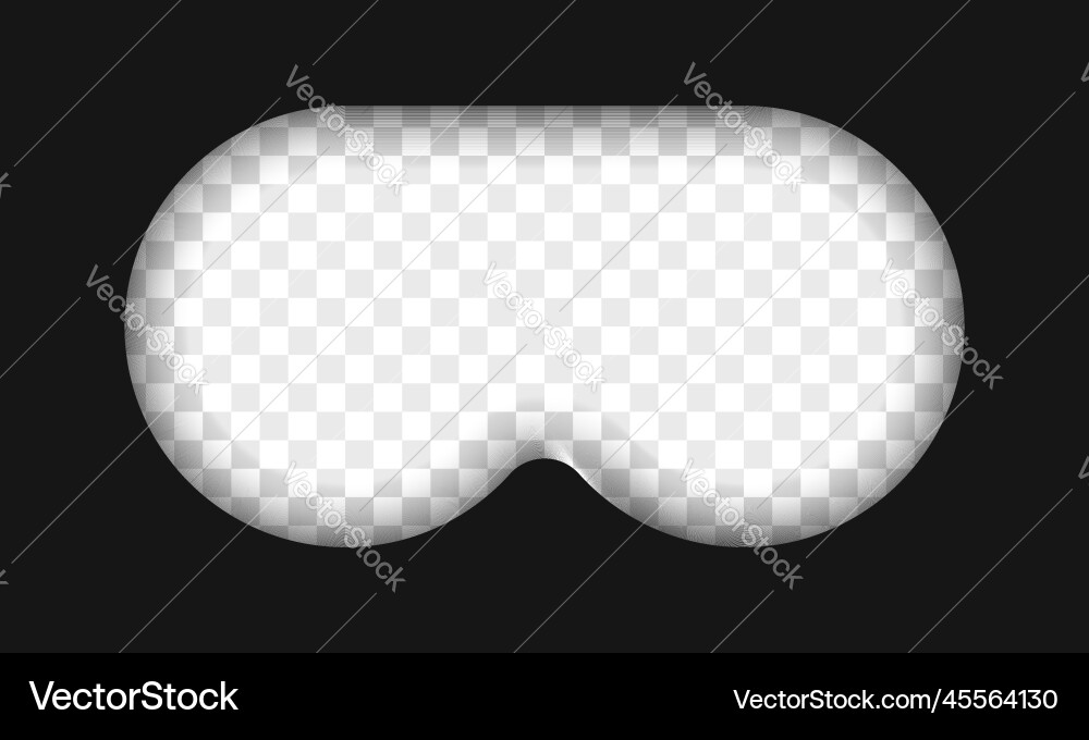 Periscope or binocular view with empty transparent Periscope or binocular view with empty transparent vector image